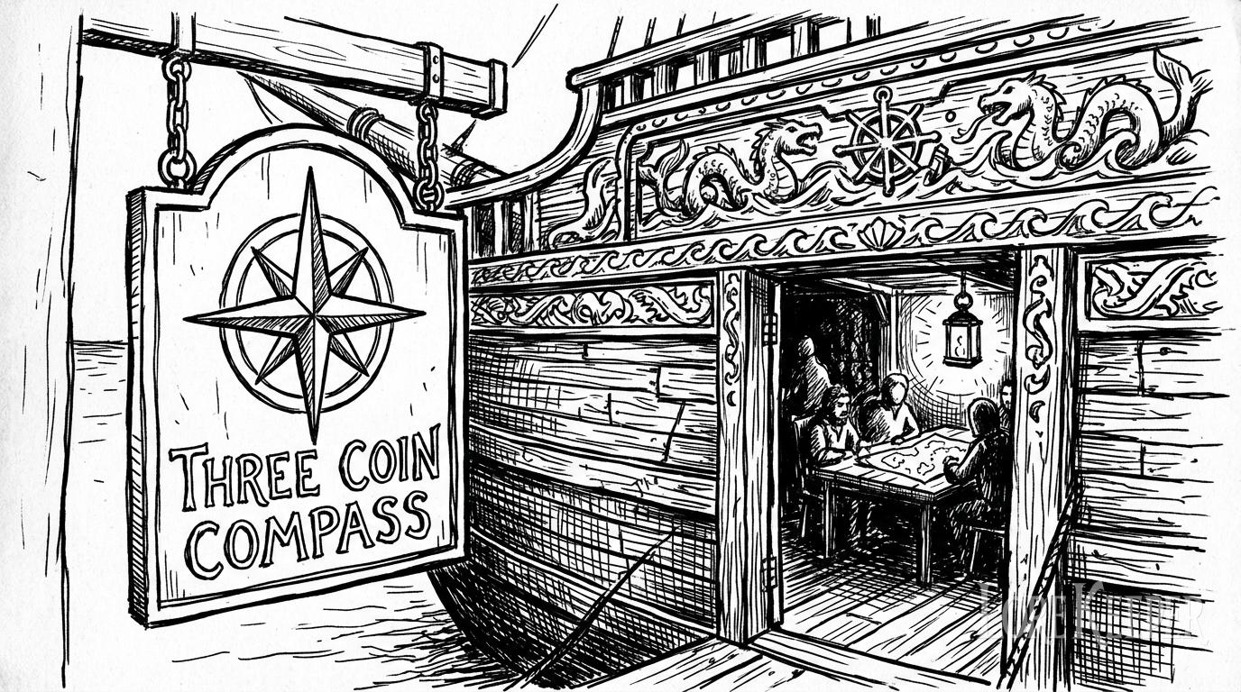 Three Coin Compass