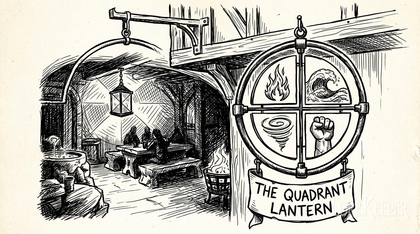 Quadrant Lantern