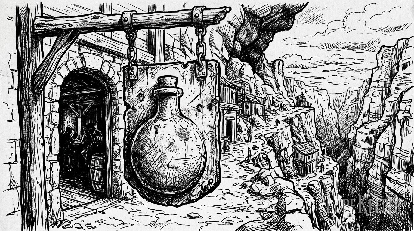 Gnarled Flask
