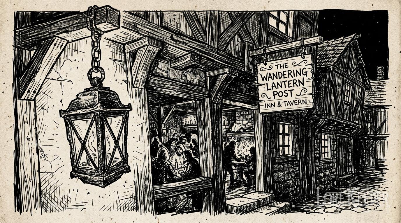 The Wandering Lantern Post