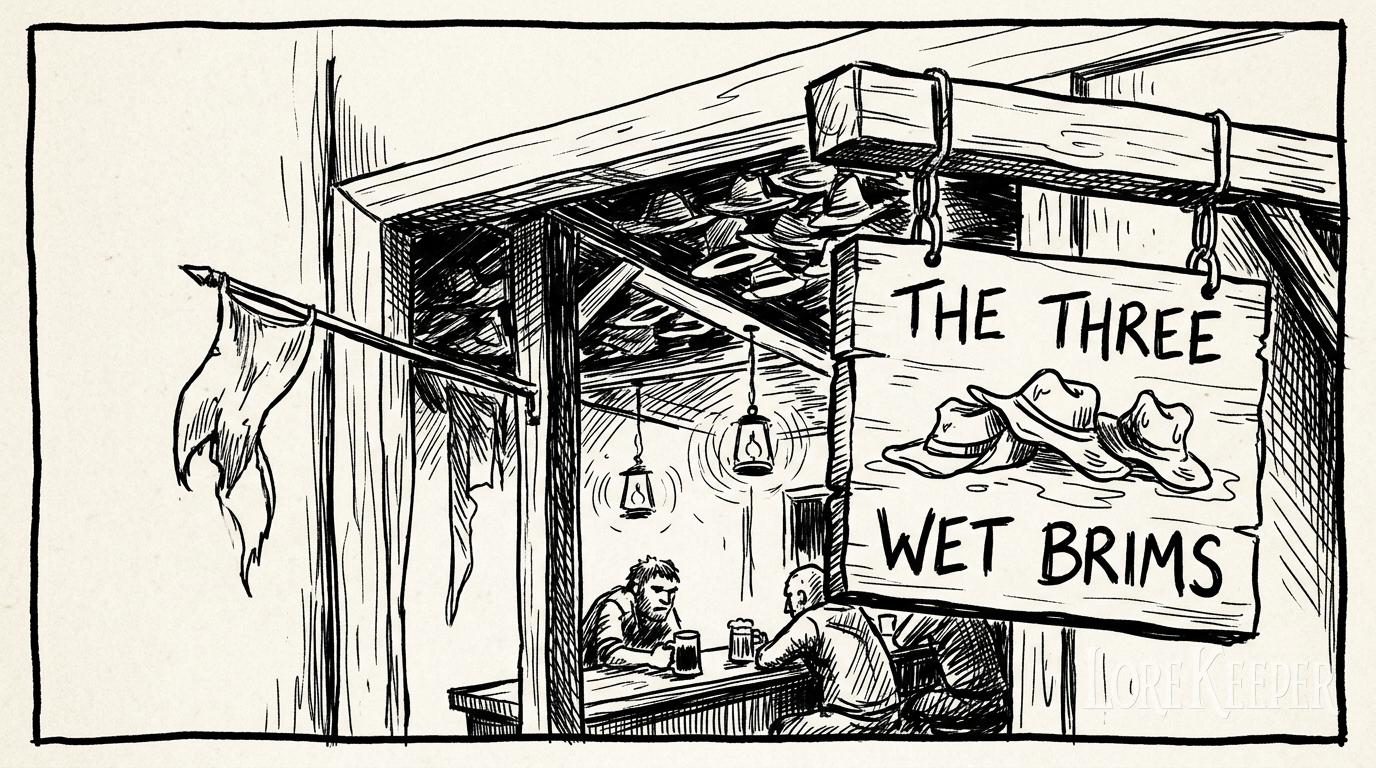 Three Wet Brims