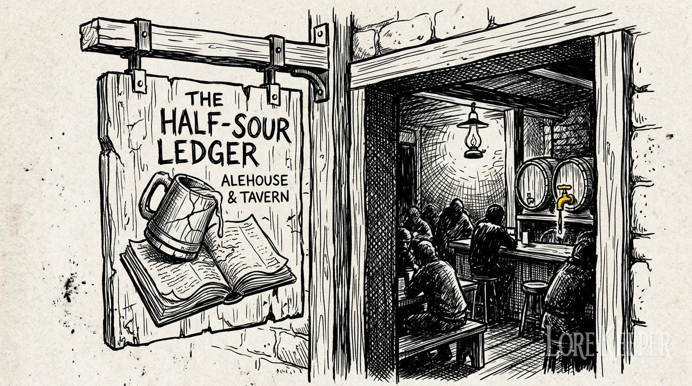 The Half-Sour Ledger